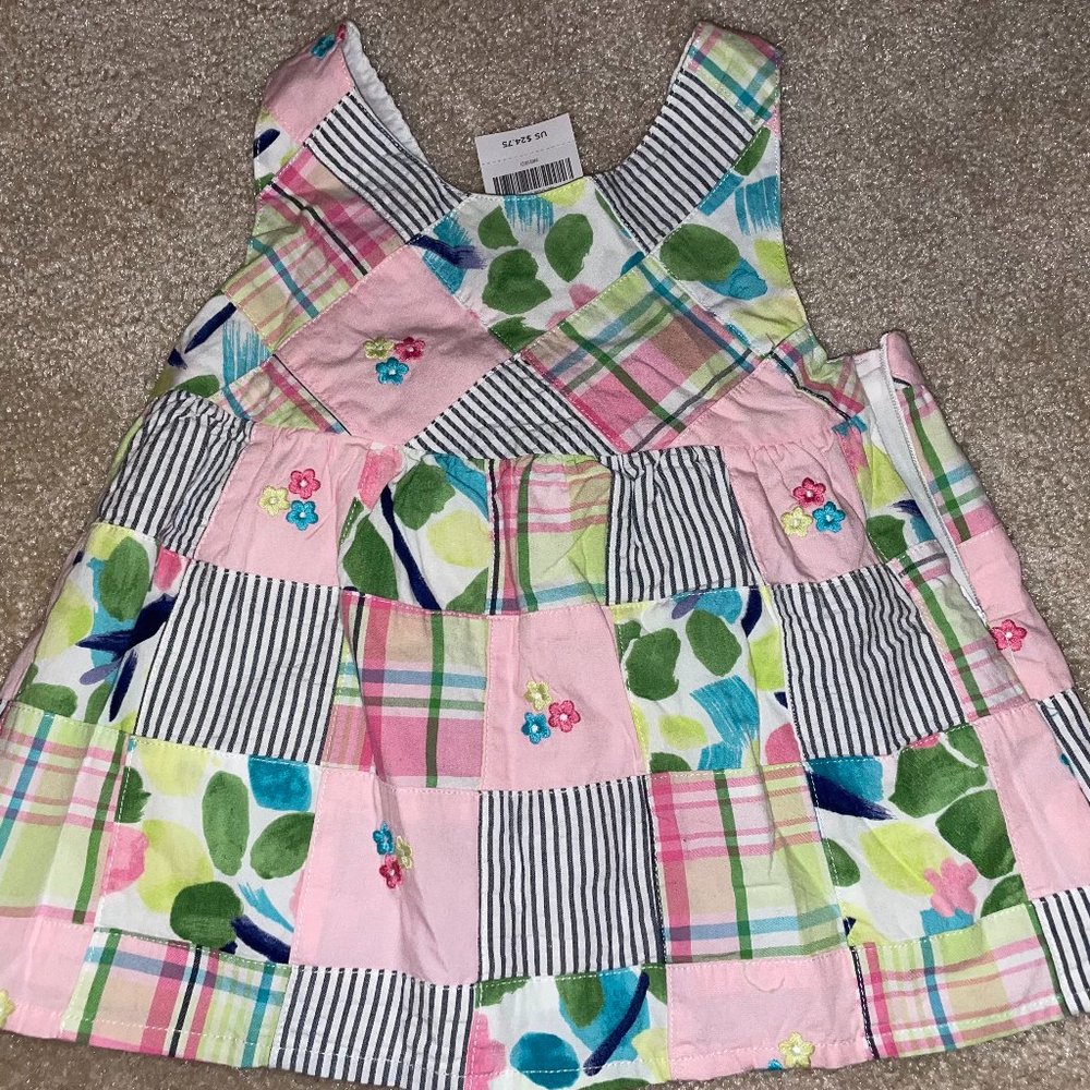 Gymboree girls top New size 4T patchwork spring summer design